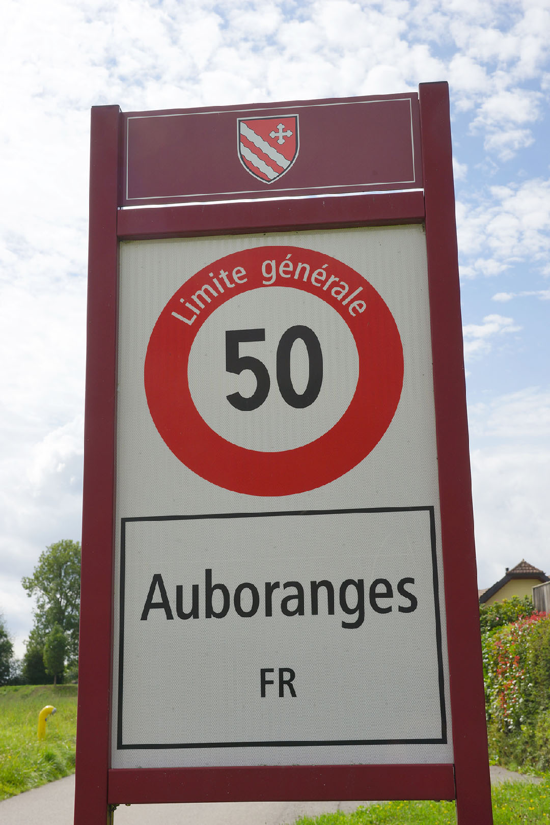 Auboranges, vue du village