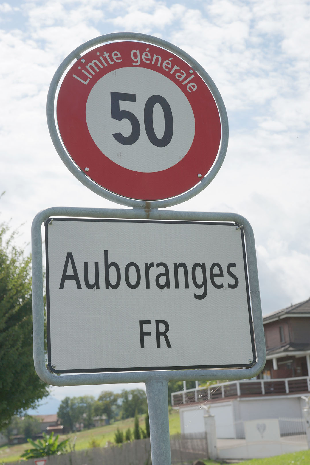 Auboranges, vue du village