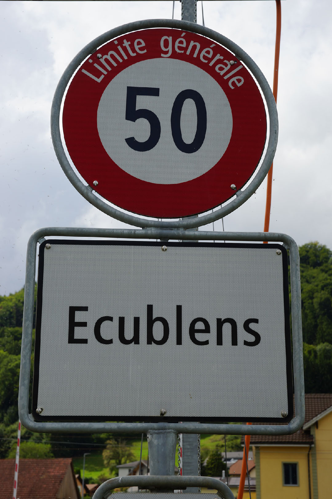 Ecublens, vue du village