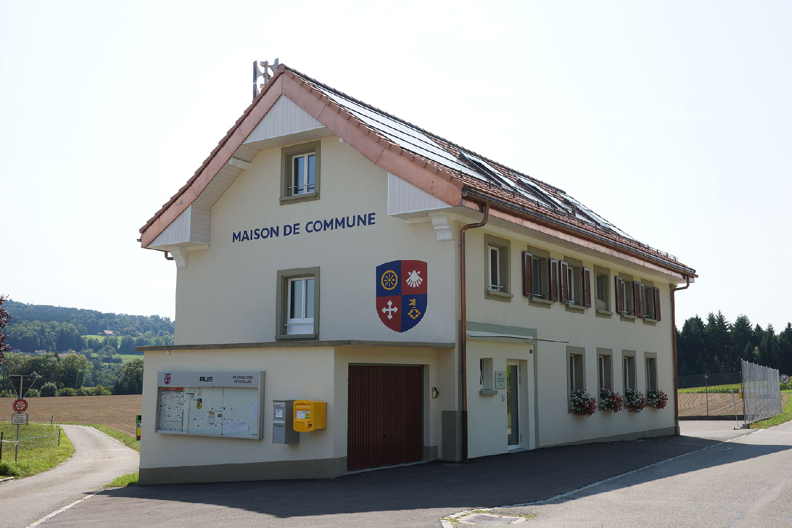 Ecublens, vue du village