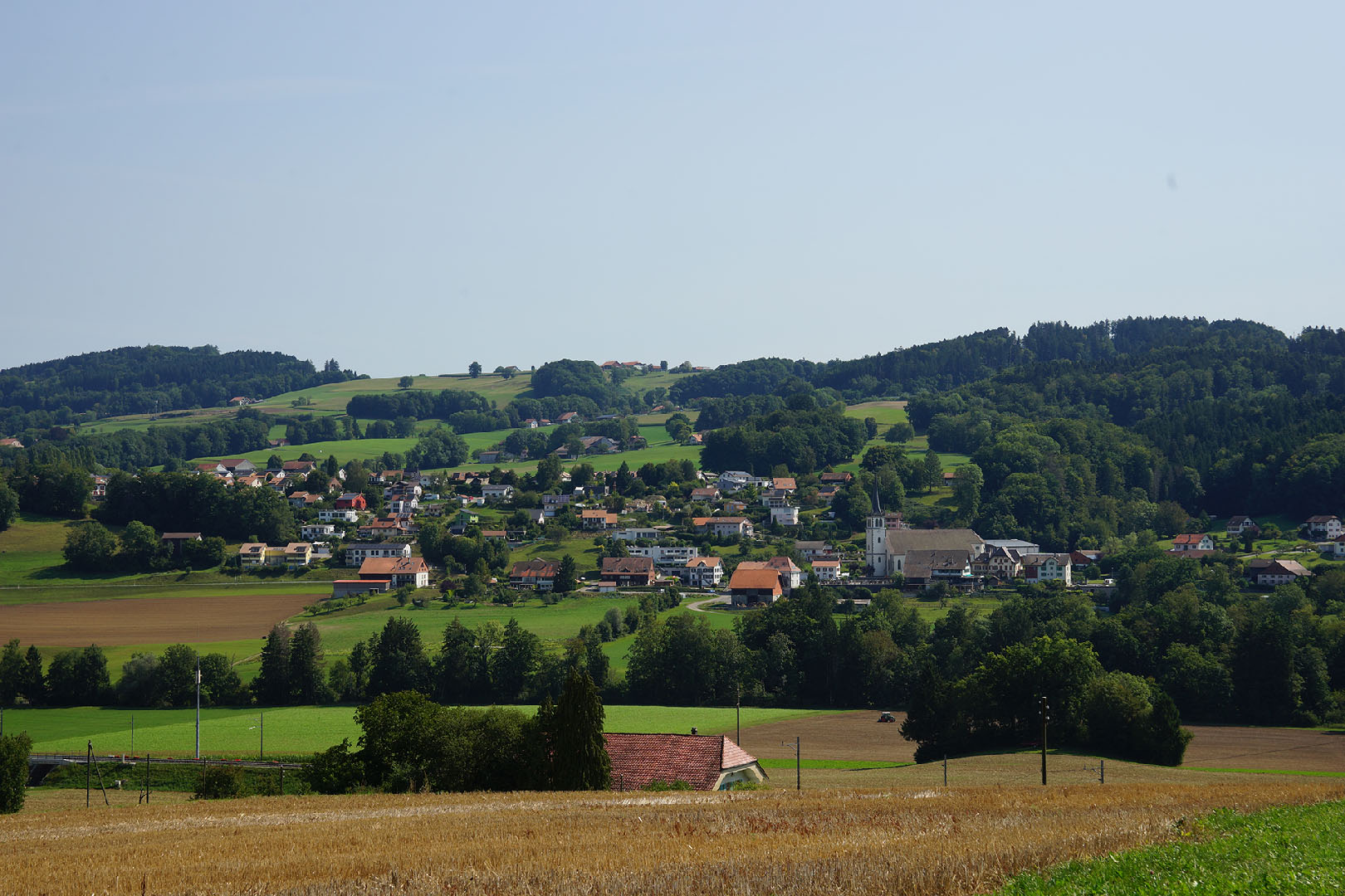 Ecublens, vue du village