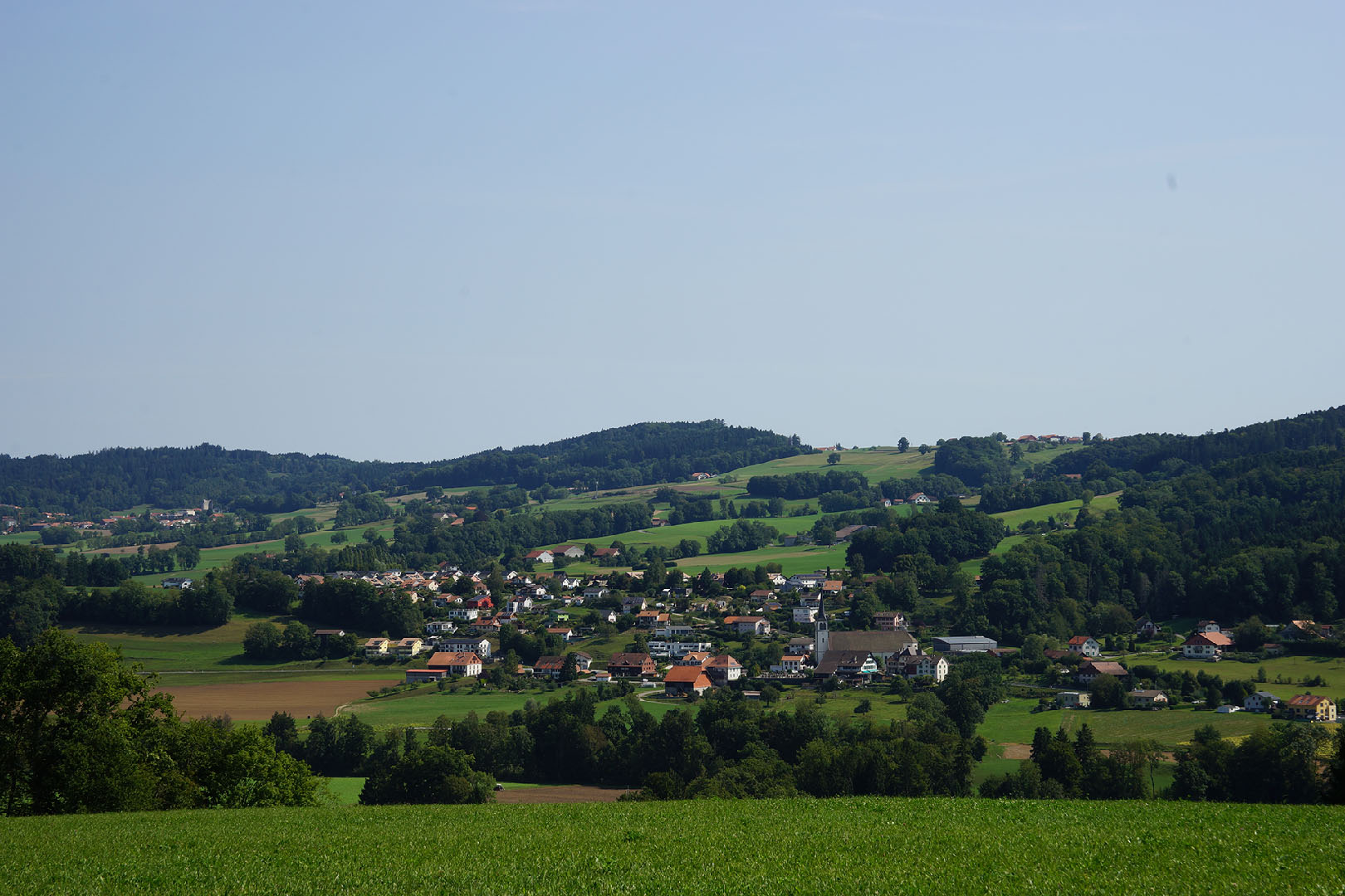 Ecublens, vue du village