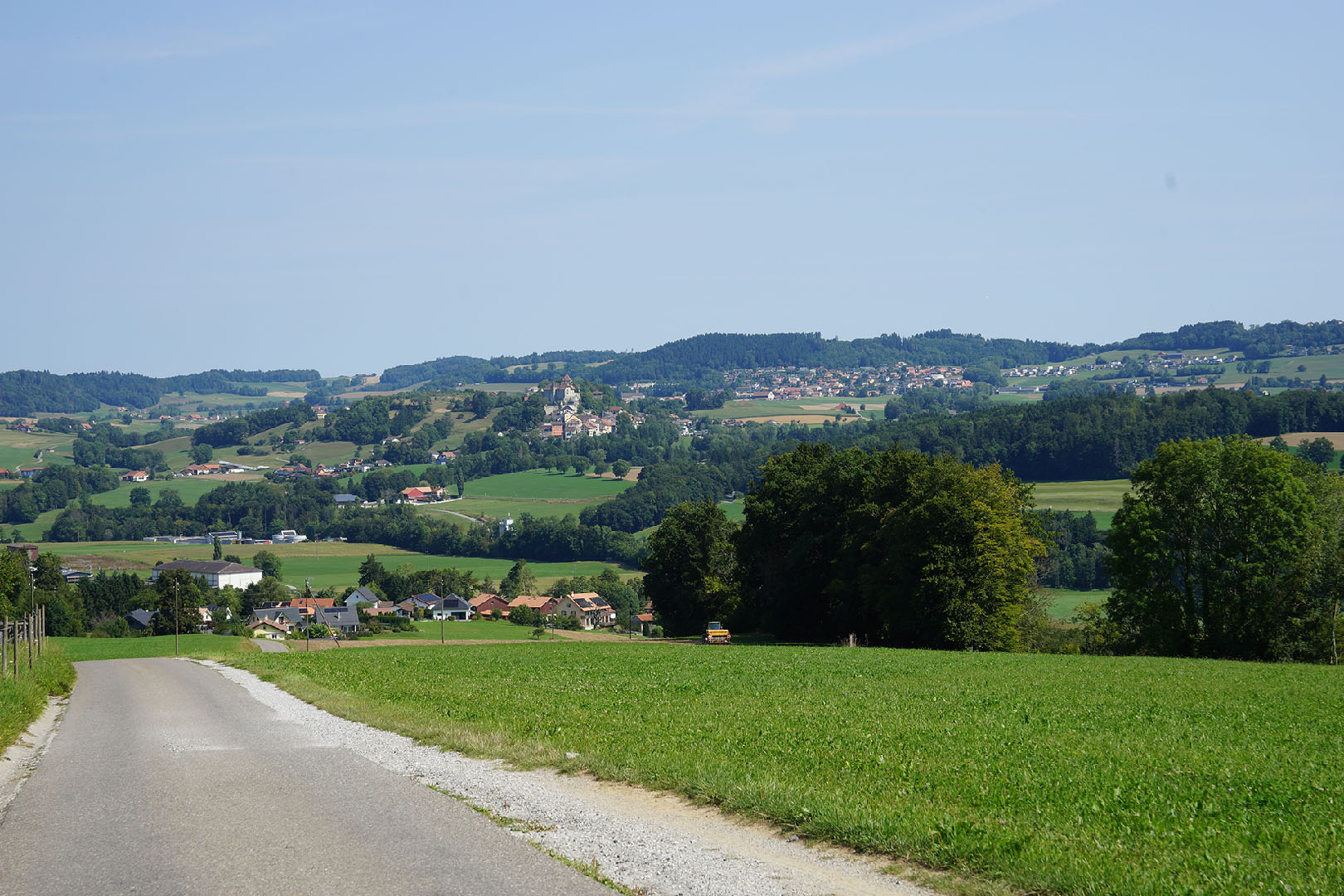 Ecublens, vue du village