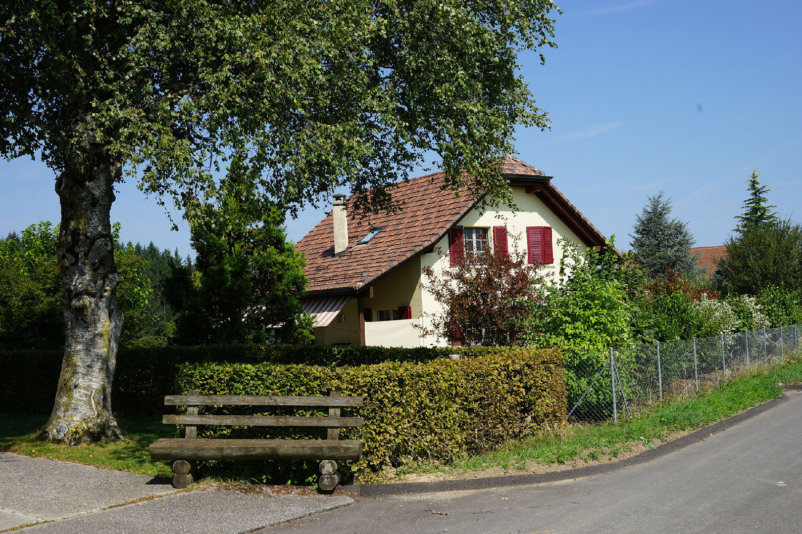 Auboranges, vue du village