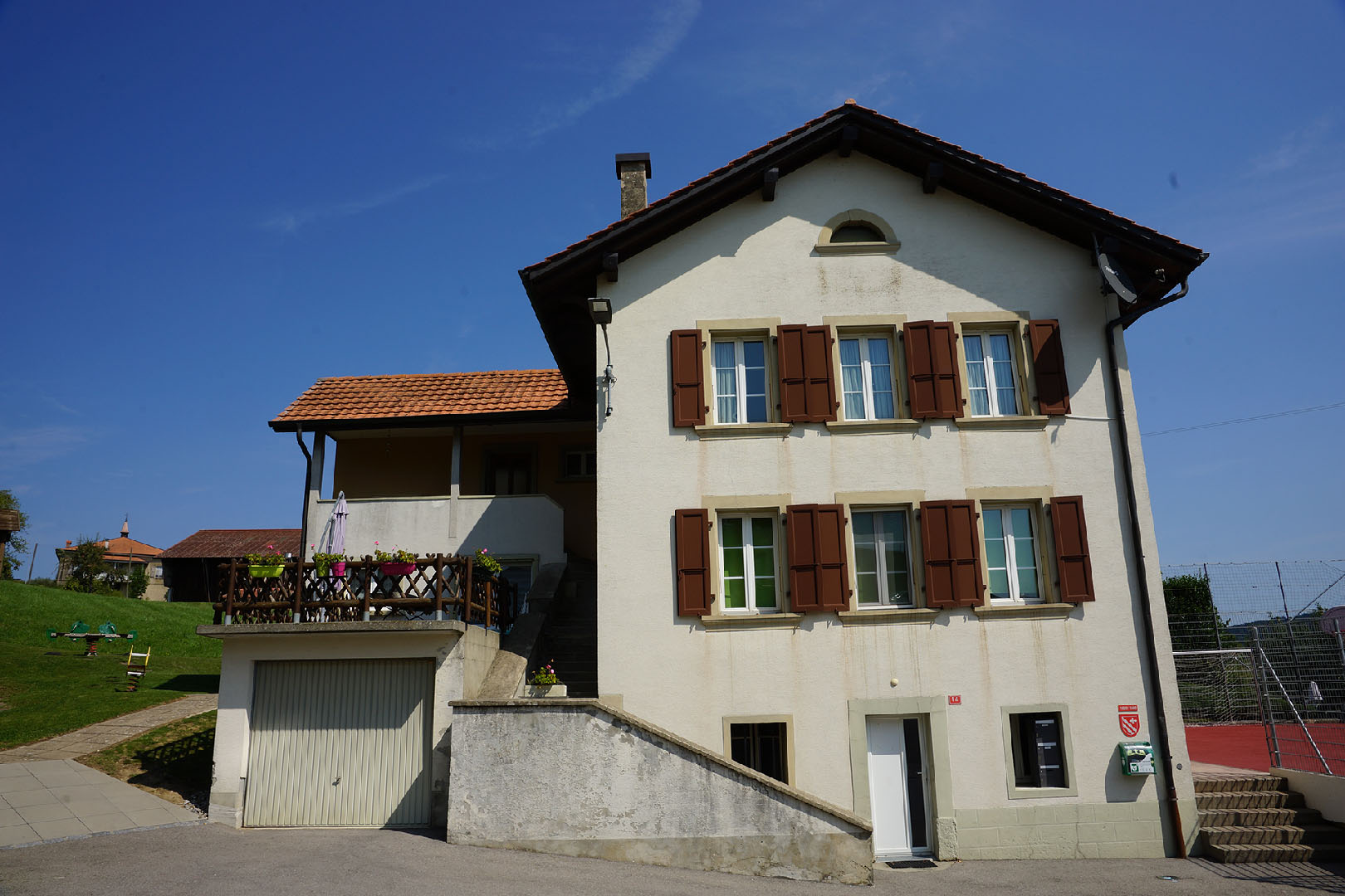 Auboranges, vue du village