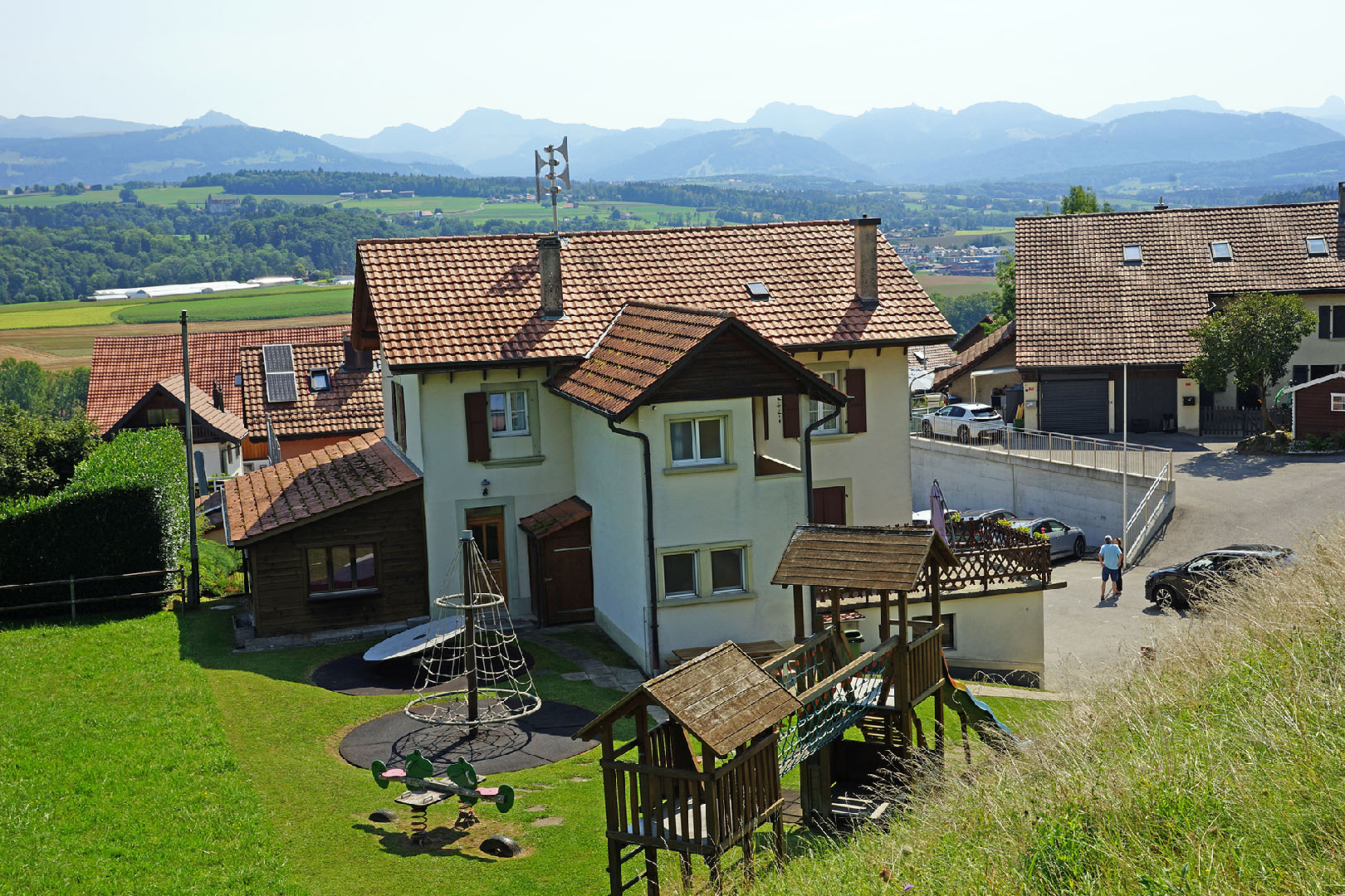 Auboranges, vue du village