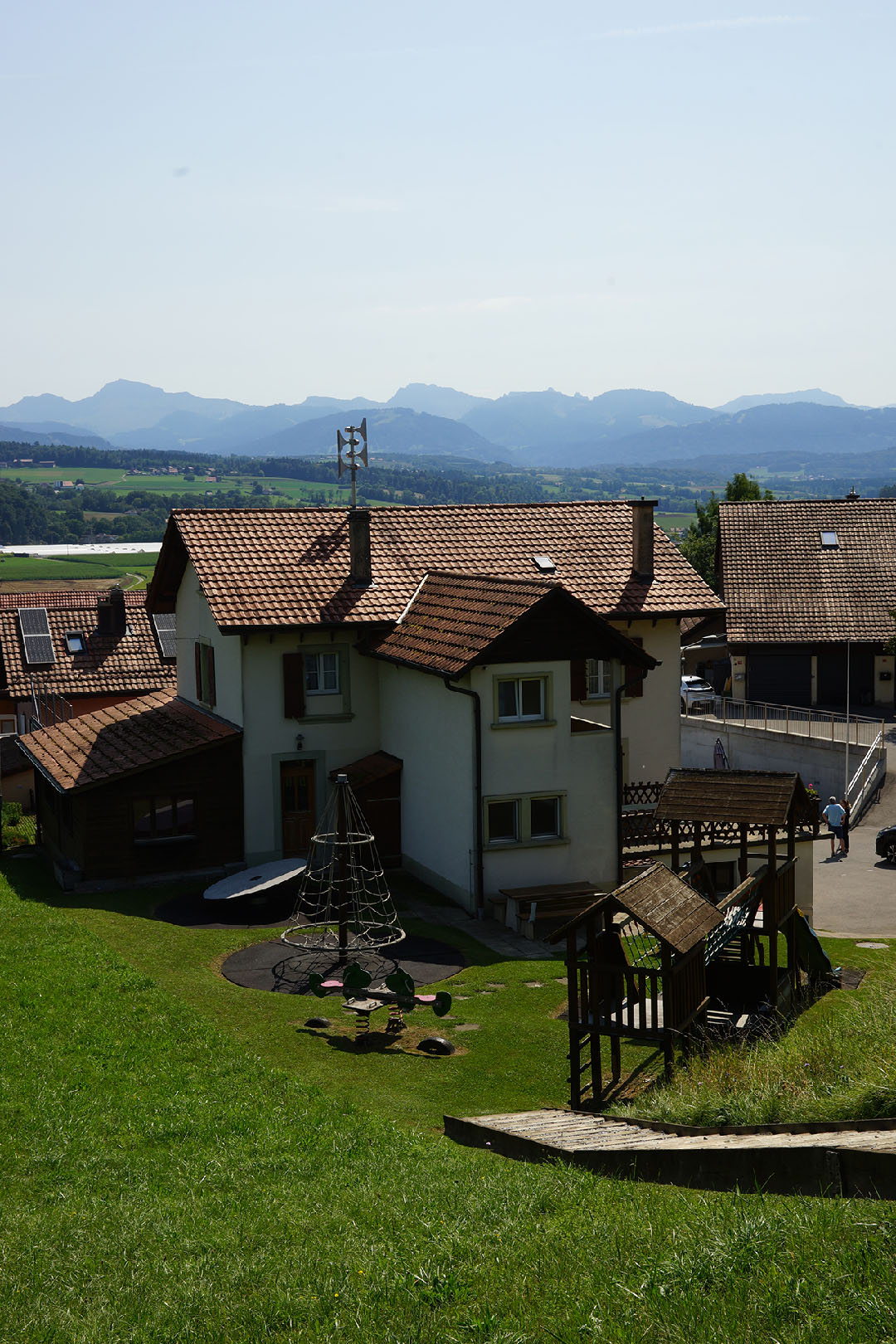 Auboranges, vue du village