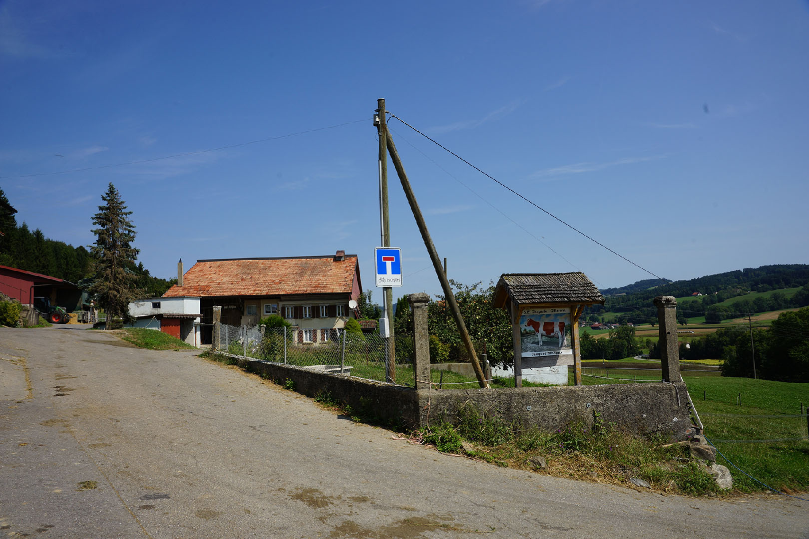 Auboranges, vue du village