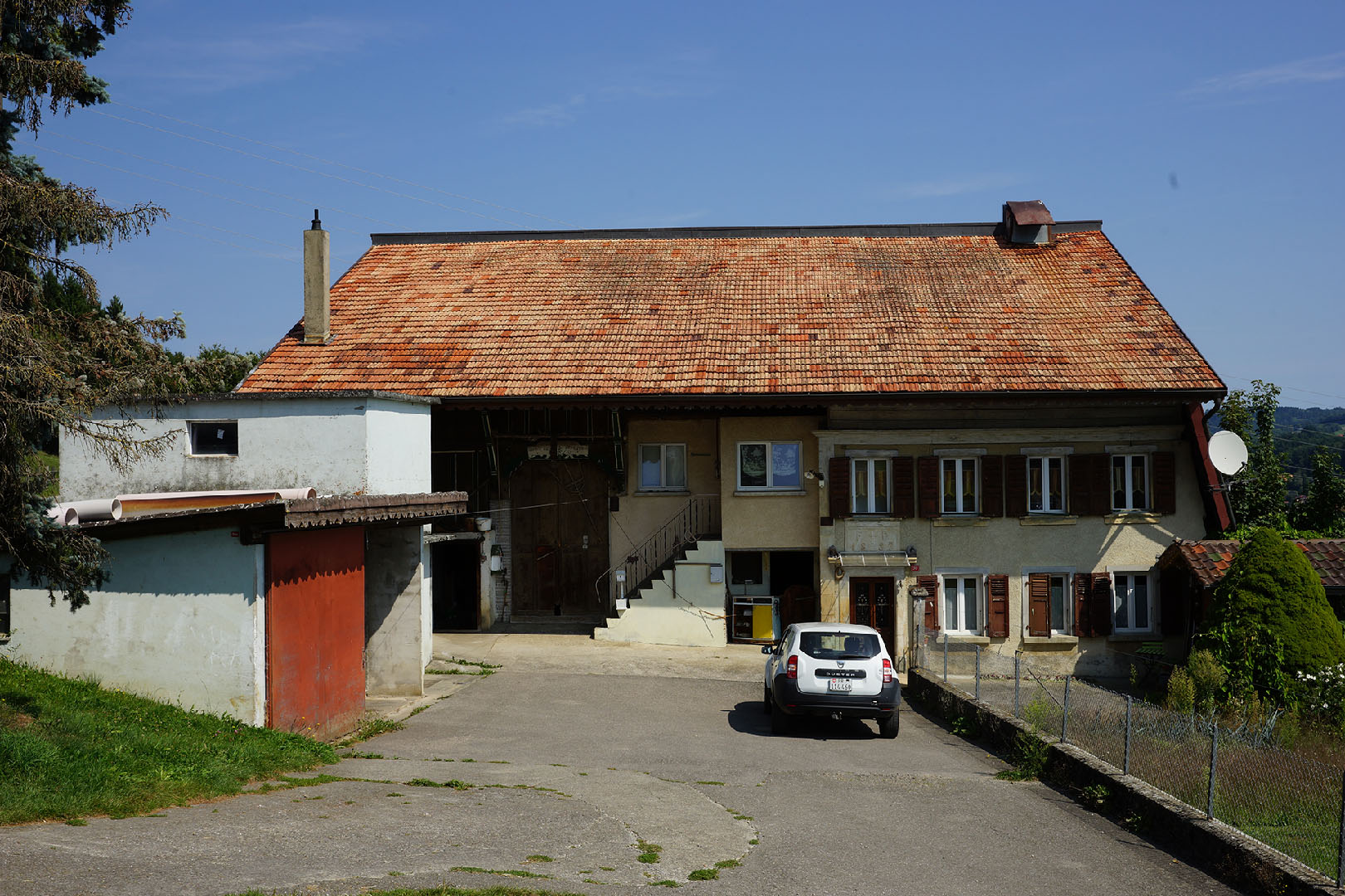 Auboranges, vue du village