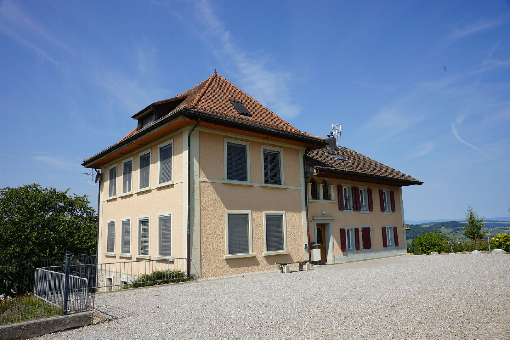 Auboranges, vue du village
