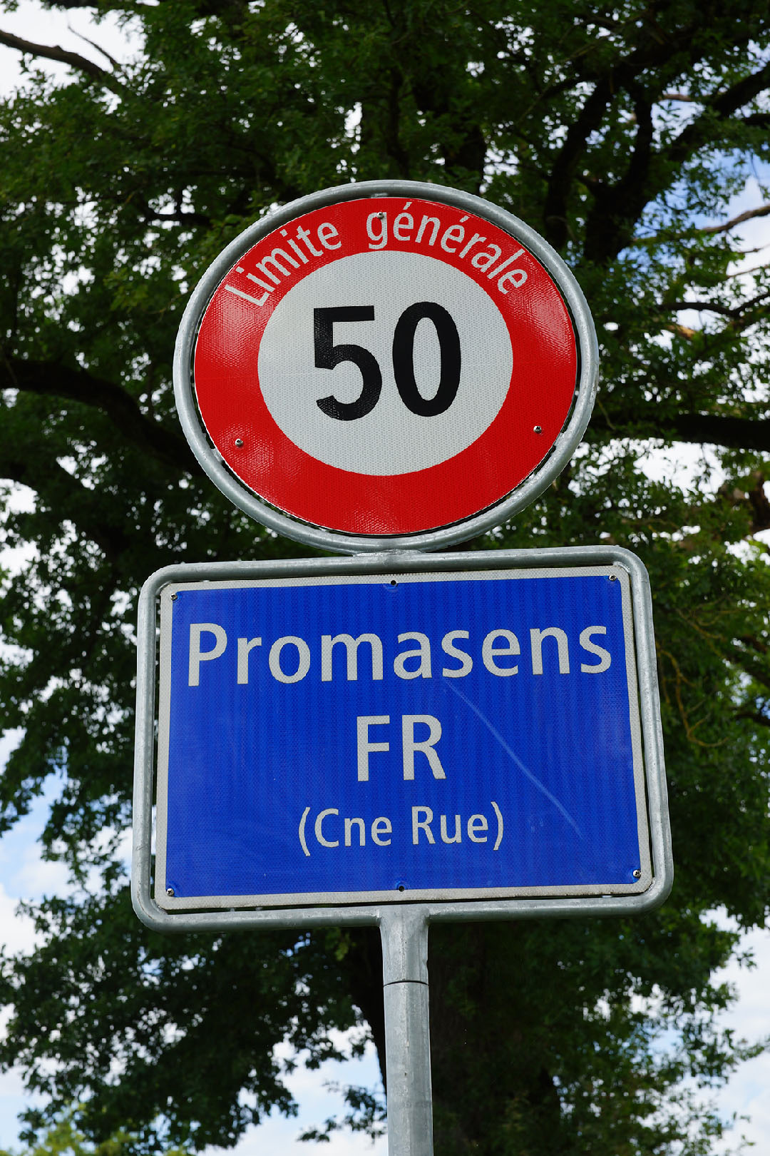 Promasens, vue du village