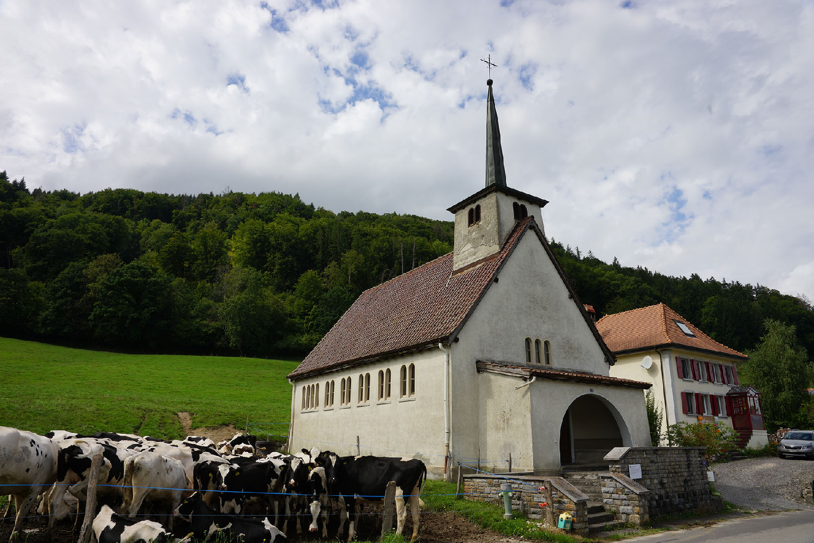 Ecublens, vue du village