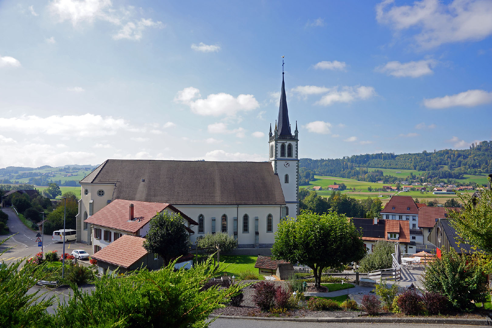 Promasens, vue du village