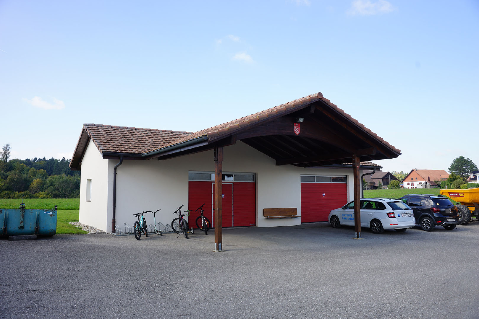 Auboranges, vue du village